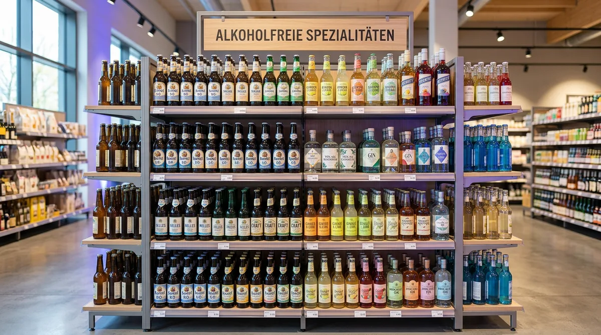 Titelbild zum Beitrag: Alkoholfrei-Trend: Regalstrategie für alkoholfreie Getränke