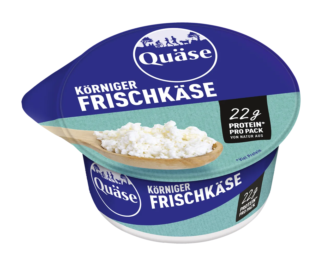 Titelbild: Quäse : Körniger Frischkäse