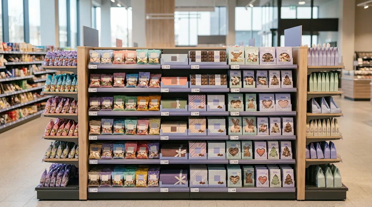 Titelbild: Süßwaren-Aktionen am POS: Saisonhöhepunkte effizient steuern
