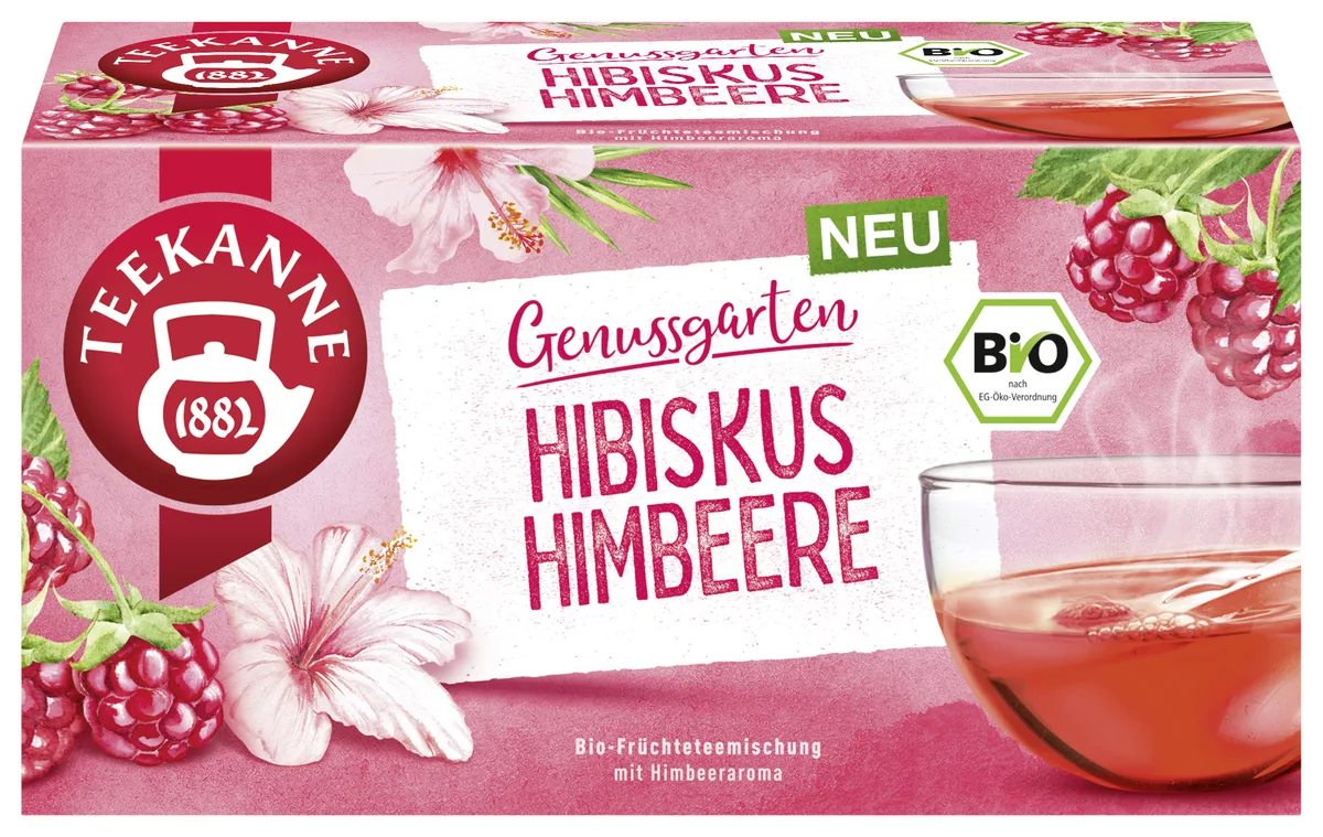 Titelbild: TEEKANNE: TEEKANNE Bio Genussgarten Hibiskus-Himbeere