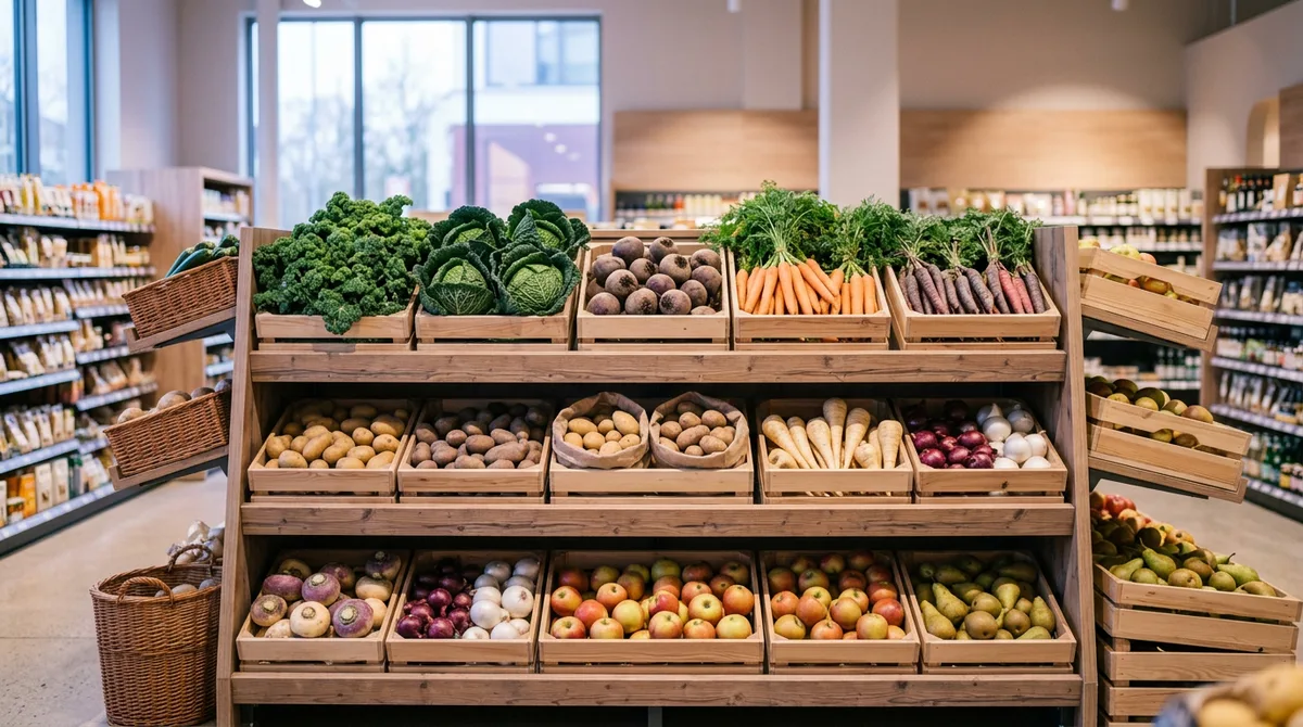 Titelbild zum Beitrag: Bio-Produkte am POS: Regionale Ware im Februar 2025