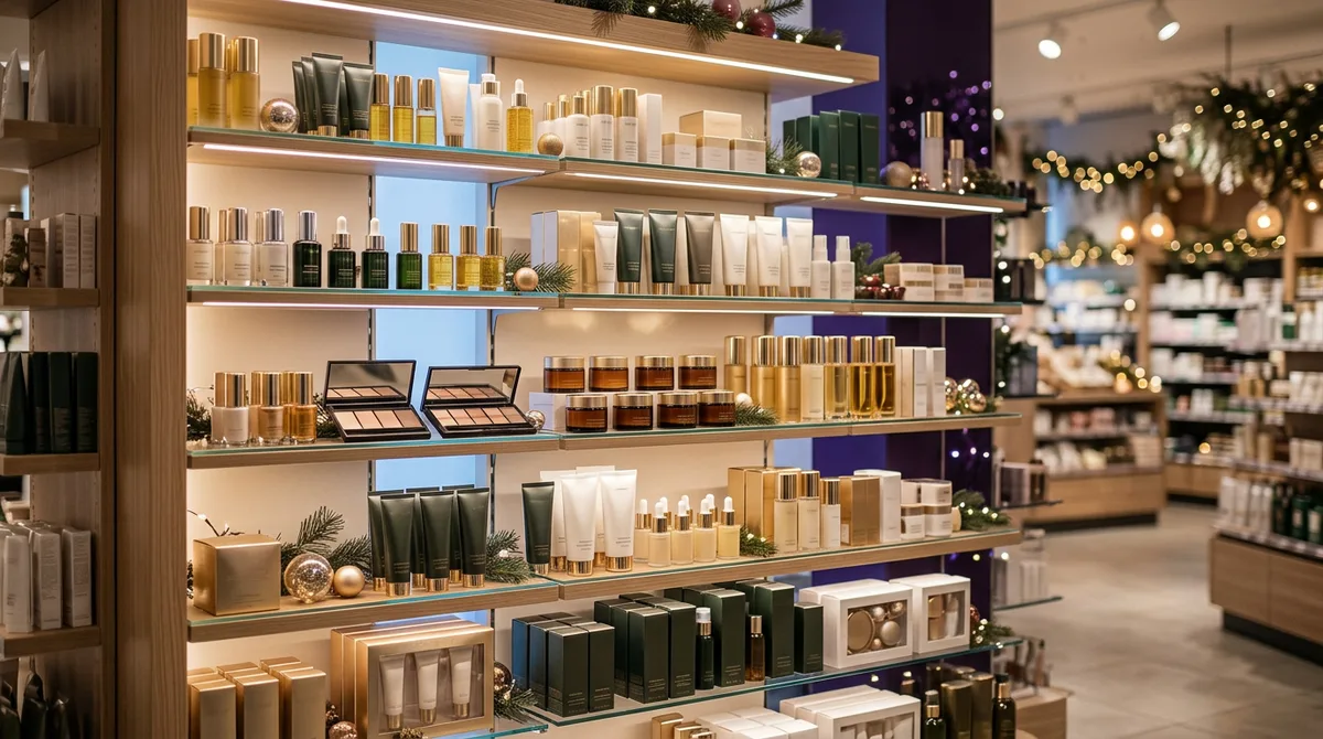 Titelbild zum Beitrag: Beauty-Trends im LEH: Platzierung im Weihnachtsgeschäft 2024