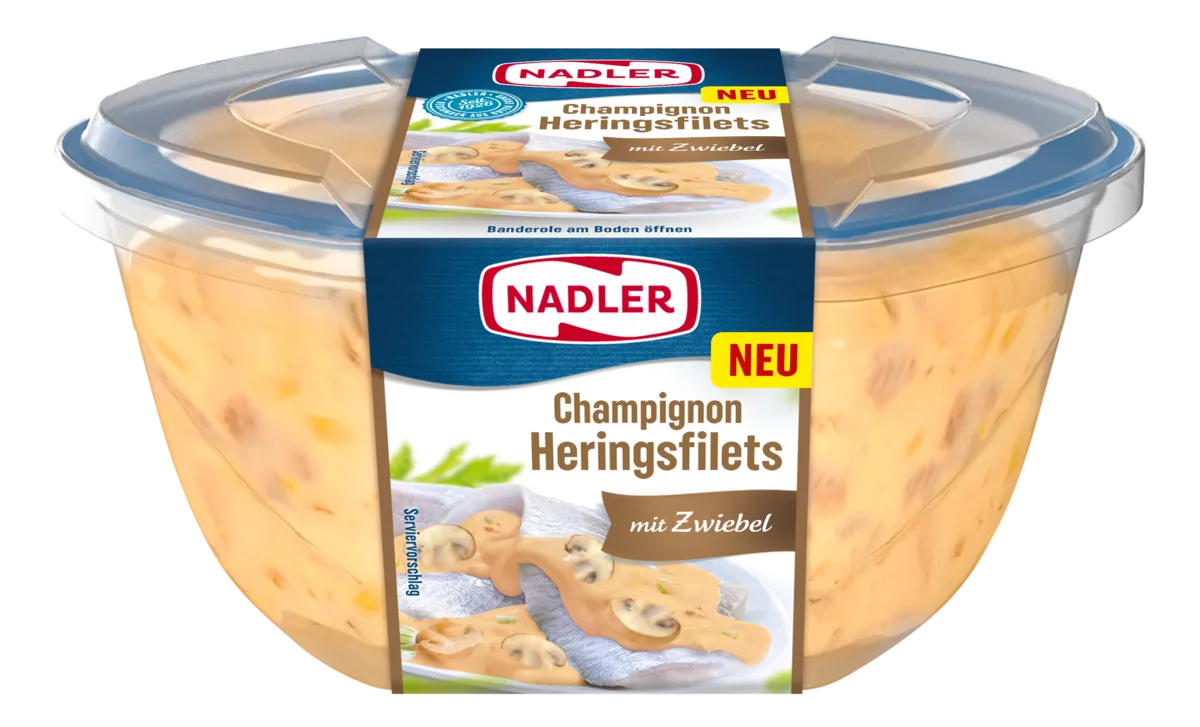 Titelbild: NADLER : Champignon Heringsfilets