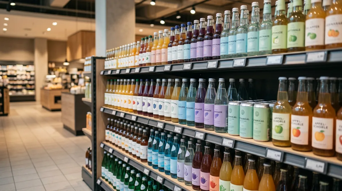 Titelbild zum Beitrag: Alkoholfreie Getränke: Regalstrategie für März 2025
